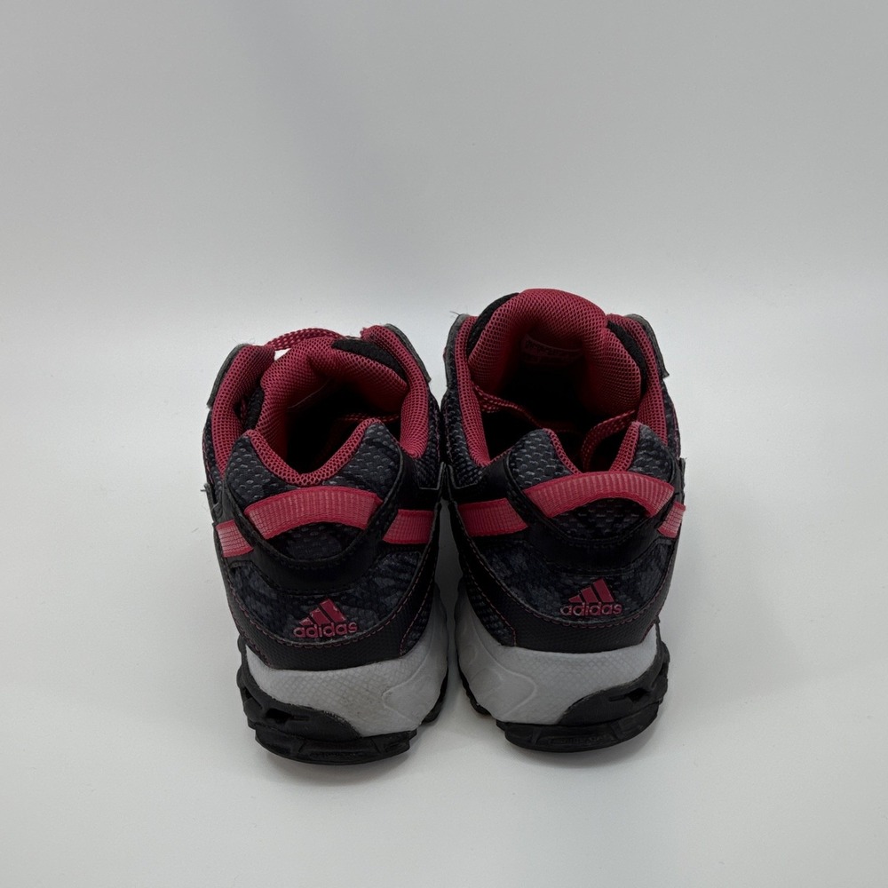 adidas Thrasher Womens 8.5 Running Shoes Black Pink Breathable Low Top C76331 - Picture 5 of 11